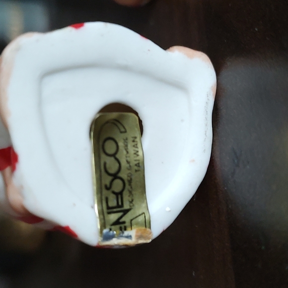 Vintage enesco candy cane pajama piglets pigs Christmas decor grannycore knick k - Picture 10 of 13